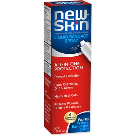 New Skin Liquid Bandage Spray 1 Oz Pack Of 2