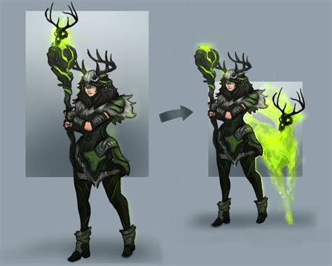 Druid Of The Dead Forest Concept By Mechaprime 00 On Deviantart