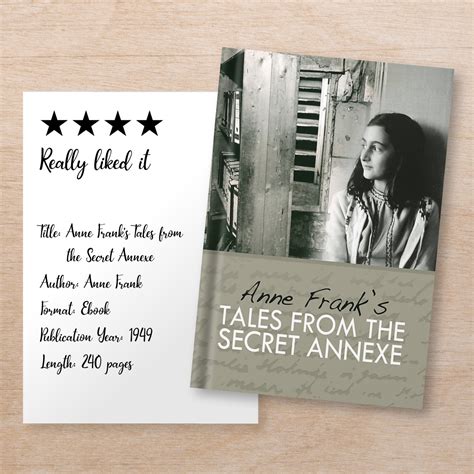 Book Review Anne Franks Tales From The Secret Annexe Lisa Shardlow