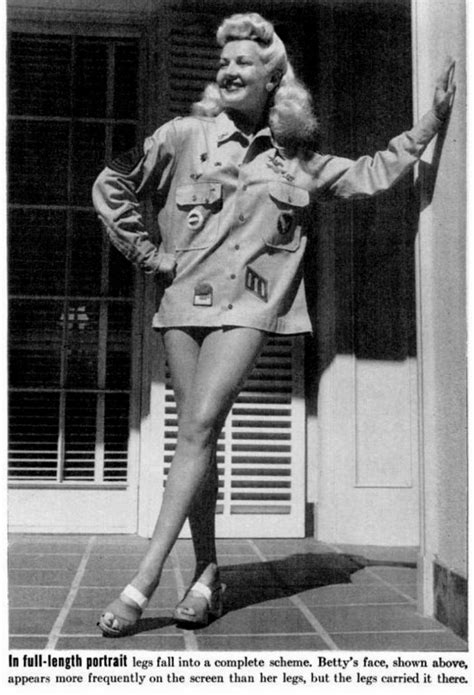 See Vintage Pin Up Betty Grable And Her Famous Legs Click Americana