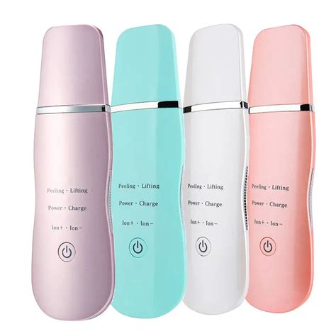 electric sonic skin scrubber ultrasonic facial cleansing exfoliating peeling wrinkle removal
