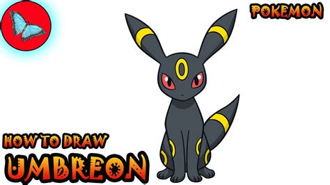 How To Draw Umbreon From Pokemon Drawing Animals
