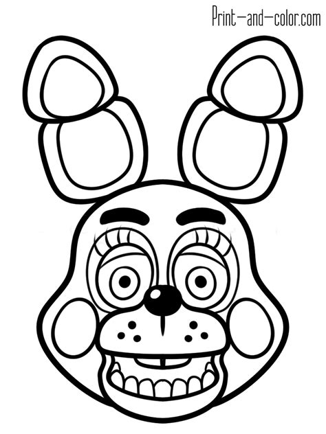 F Naf Freddy Coloring Pages Coloring Pages