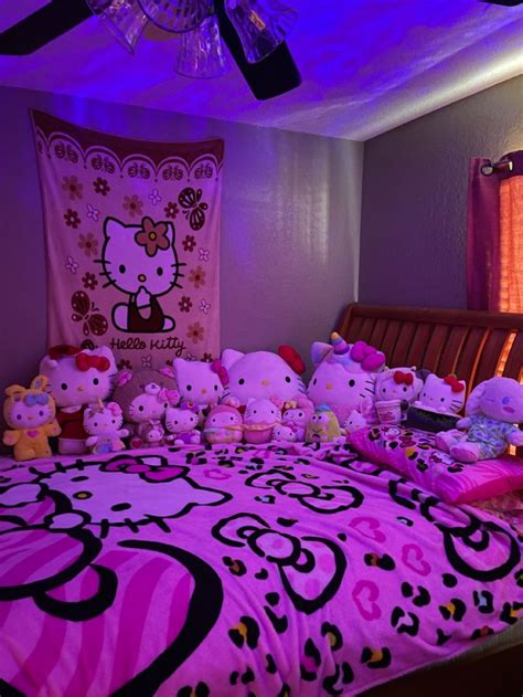 my room 😇 hello kitty rooms hello kitty room decor hello kitty bedroom