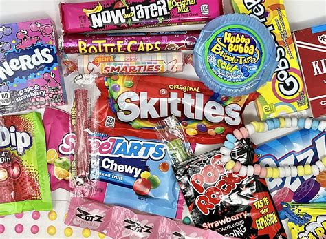 Retro Candy Yum ~ 1982 40th Birthday Nostalgic Candy T Basket Box