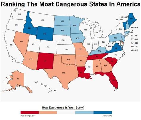 The Safest States In The United States As Of 2018