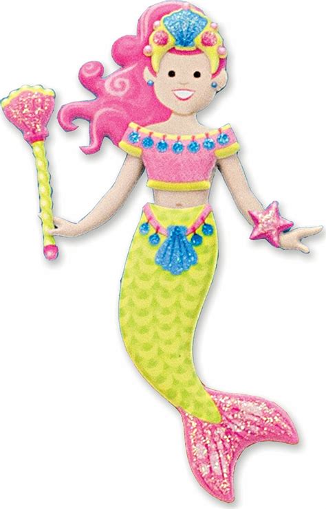 Reusable Puffy Sticker Mermaid Toys 2 Learn