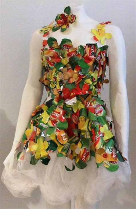 22 Prom Dresses People Actually Made With Everyday Items Recycled