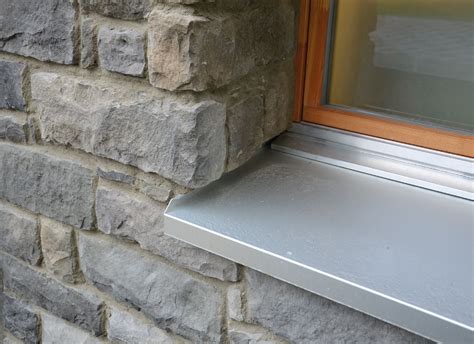 Designing With Stone Window Ledge With Drip Feature Custom Stone Facing