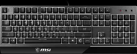 Kb Msi Gaming Keyboard Vigor Gk30 Backlit Rgb Dedicated Hotkeys Anti