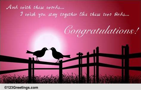 Two Birds Free Congratulations Ecards Greeting Cards 123 Greetings