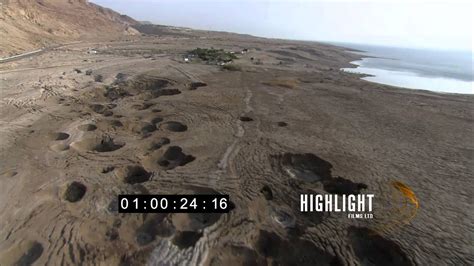 Hd Aerial Footage Of Israel Dead Sea Sinkholes Youtube