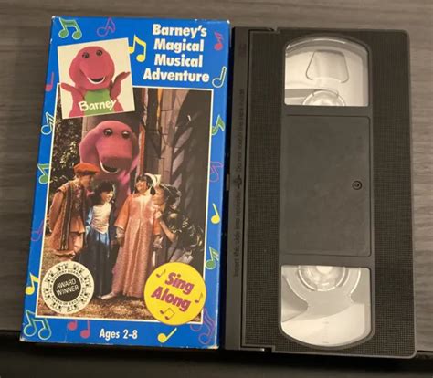 BARNEY BARNEYS Magical Musical Adventure VHS 1992 Sing Along Lyons