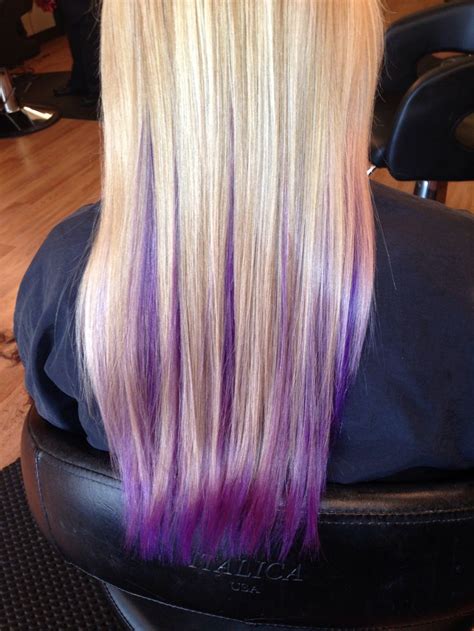 It has been known to stain hands and tubs purple. Best 25+ Streaks in hair ideas on Pinterest | Colored ...