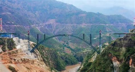 Worlds Highest Railway Bridge Chenab Gets Golden Joint Video Zee