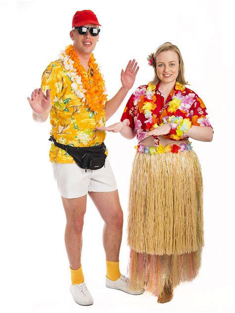 Tropical Cruise Couple Costumes Couples Costumes Hawaiian Costume Luau Costume