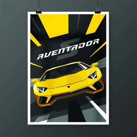 Lamborghini Poster Lamborghini Print Lambo Print Etsy