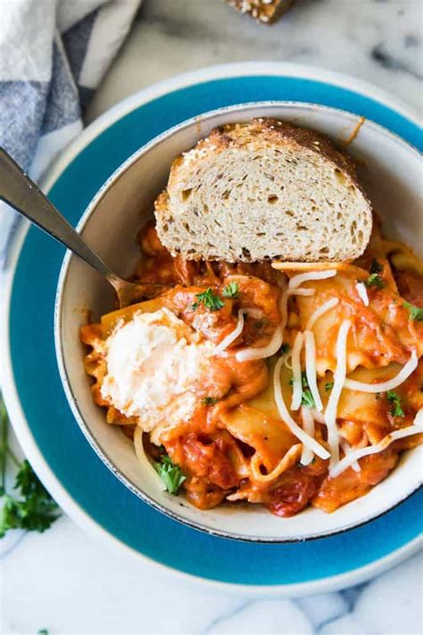 Easy Skillet Lasagna Recipe 30 Minutes And One Pot
