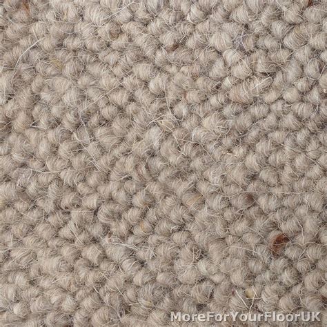 100 Wool Berber Carpet Ash Grey Beige Quality Loop Pile