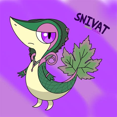 Part 6 Of Creating Dual Type Snivy This Is The Grass Psychic Type Snivy Snivat R Snivy