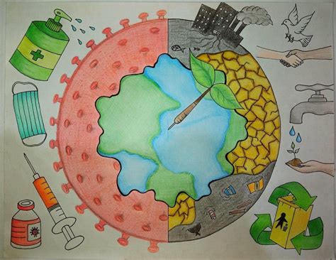 Earth Day Poster Design Competition Ahalia School Of Engineering