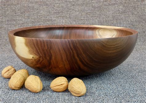 Large Walnut Bowl Salad Bowl Fruit Bowl Artistic Wooden | Etsy | Bowl, Handmade bowl, Fruit bowl