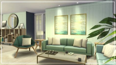 Mint Living Room Cc Links The Sims 4 Speed Room Build Living Room