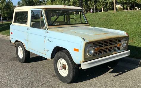 Original Paint 1975 Ford Bronco With 8k Miles Barn Finds