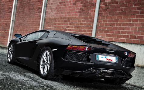 Обои Lp700 4 ламборгини Lamborghini Aventador авентадор Black