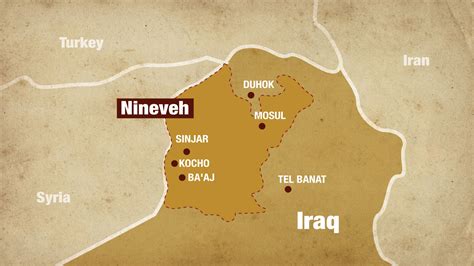 Nineveh Iraq Map The New Arab