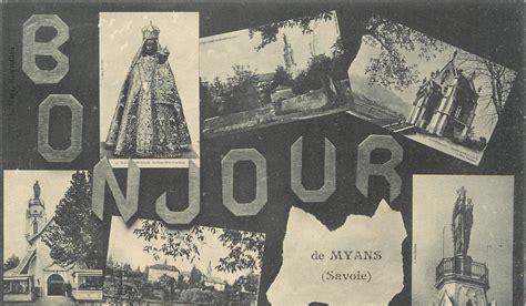 Myans France Myans Vues Carte Postale Ancienne Et Vue D Hier Et Aujourd Hui Geneanet