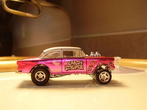 Hot Wheels Super Custom 55 Chevy Gasser Candy Striper Treasure Hunt