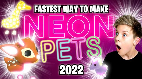 How To Make Neons Fast In Adopt Me Prezley Youtube
