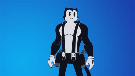 Tell Me How To Feel About This Hunky Cartoon Fortnite Cat Pc Gamer