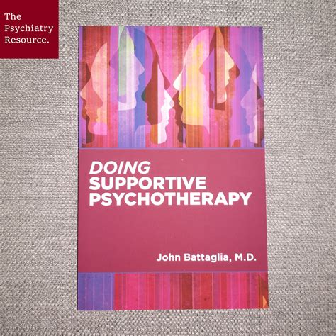 Book Review Doing Supportive Psychotherapy — The Psychiatry Resource