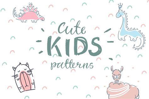 Cute Kids Pattern On Behance