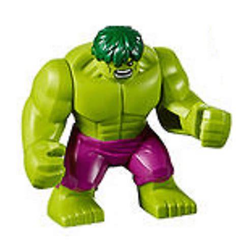 Lego Marvel Hulk Minifigure Loose