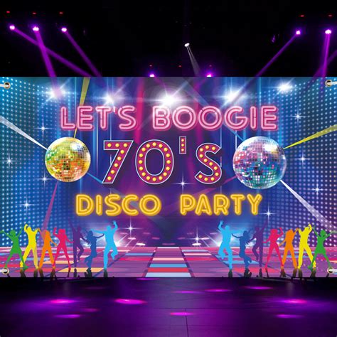 Buy 70s Disco Party Banner Backdrop 70s Disco Party Decorations Boogie