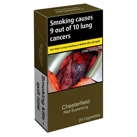 Chesterfield Red Superking 20 Cigarettes £112 Compare Prices