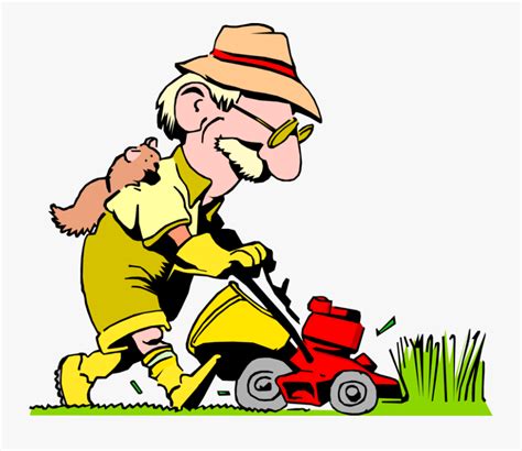 Clip Art The Lawn With Mower Cartoon Mowed The Lawn Free Transparent Clipart Clipartkey