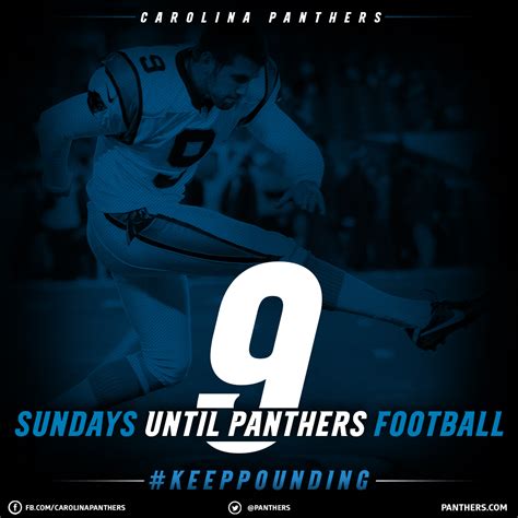 Carolina Panthers On Twitter Single Digits Just 9 More Sundays Until