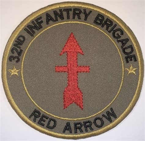 Us Army Ocp 32nd Infantry Brigade Red Arrow Patch Decal Patch Co