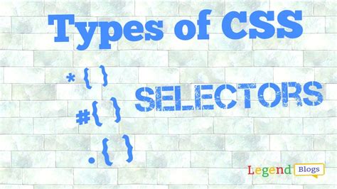 Types Of Css Selectors Codementor