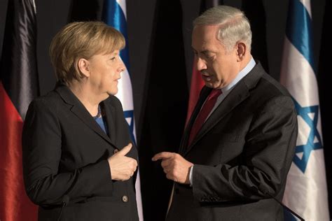 Désaccord Entre Merkel Et Netanyahu Sur Les Implantations Et Liran