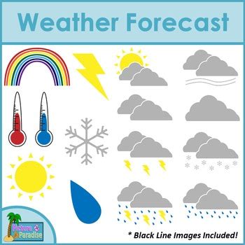 Download weather forecast stock vectors. Weather Forecast Clip Art by Clips and Salsa | Teachers ...