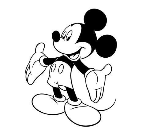 10 Dibujos De Mickey Para Imprimir Y Colorear