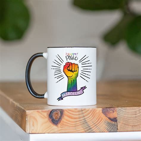 pride mug gay mug lgbt mug gay pride t personalized etsy