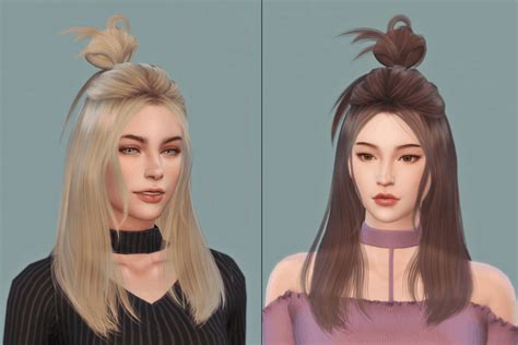 Daisysims Female Hair G24 Sims 4 Mod Download Free