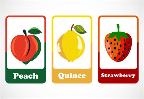 Fruit Flashcards For Kids Gráfico Por Makhondesign · Creative Fabrica