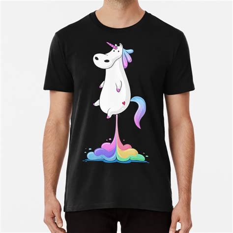 Unicorn Fart T Shirt Unicorn Animal Fart Rainbow Funny Fat Horse